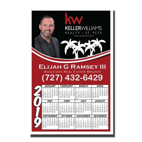 Full Color Digital Calendar Magnet