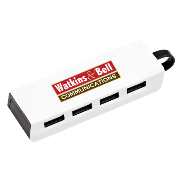 4-Port Traveler USB Hub With Phone Stand - Image 6