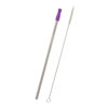 Stainless Steel Straw with Cleaning Brush - Image 3