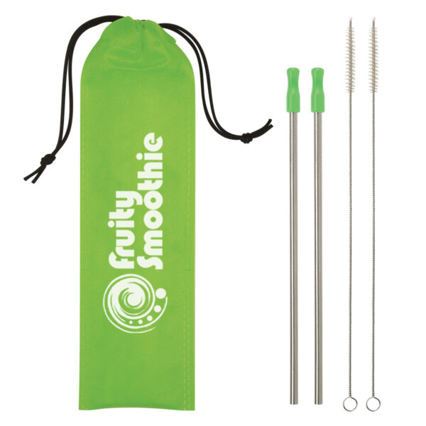 2-Pack Stainless Steel Straw Kit - Image 4