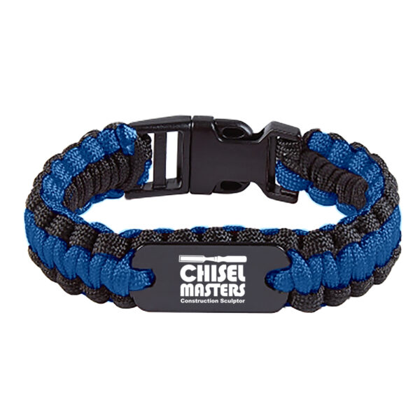 Paracord Bracelet With Metal Plate - Image 5