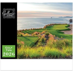 Galleria Wall Calendar 2026 Golf Tips