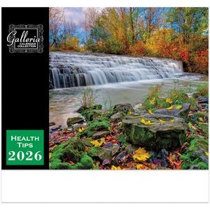 Galleria Wall Calendar 2026 Health Tips