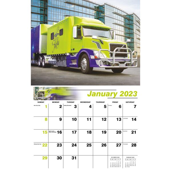 Galleria Wall Calendar 2023 Kings of the Road - Image 2