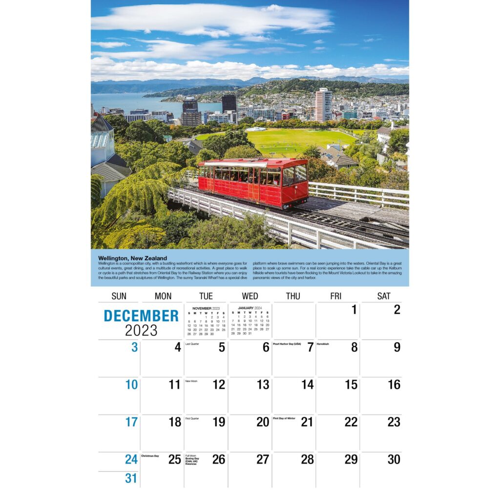 Galleria Wall Calendar 2023 World Travel Armand Advertising, LLC