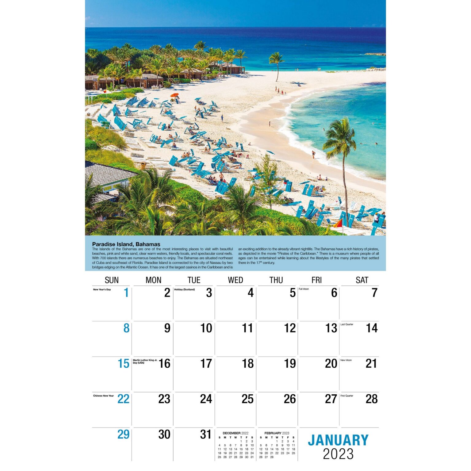 world travel 2023 calendar