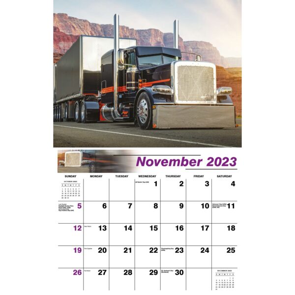 Galleria Wall Calendar 2023 Kings of the Road - Image 12