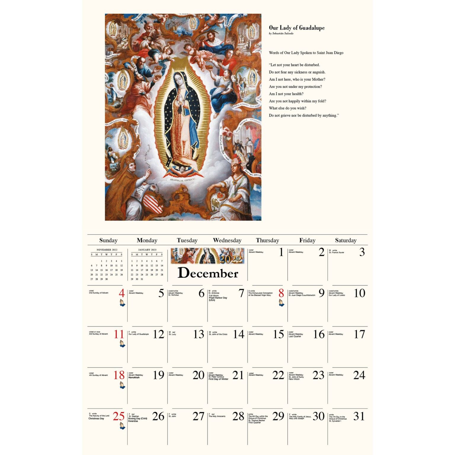 Galleria Wall Calendar 2023 Catholic Inspirations (Eng) – Armand