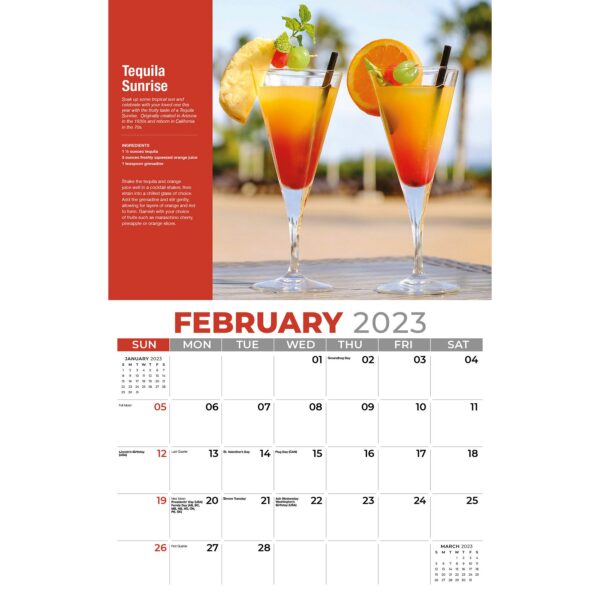 Galleria Wall Calendar 2023 Happy Hour - Image 3