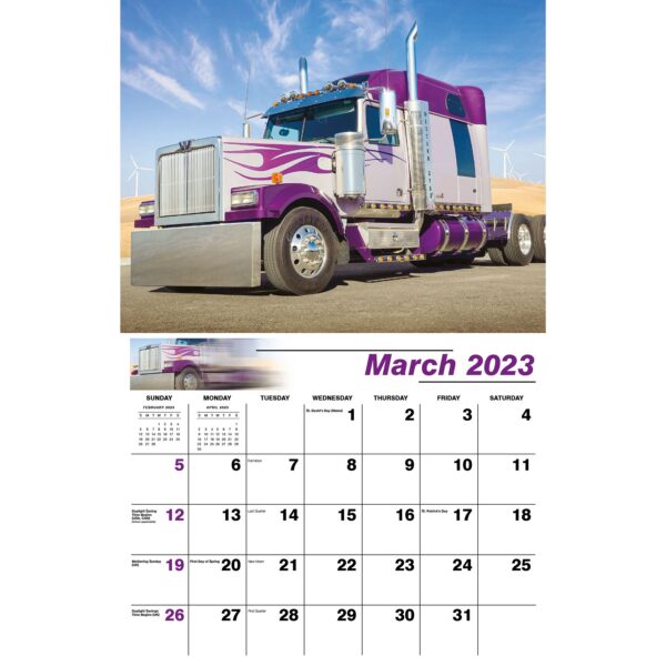 Galleria Wall Calendar 2023 Kings of the Road - Image 4