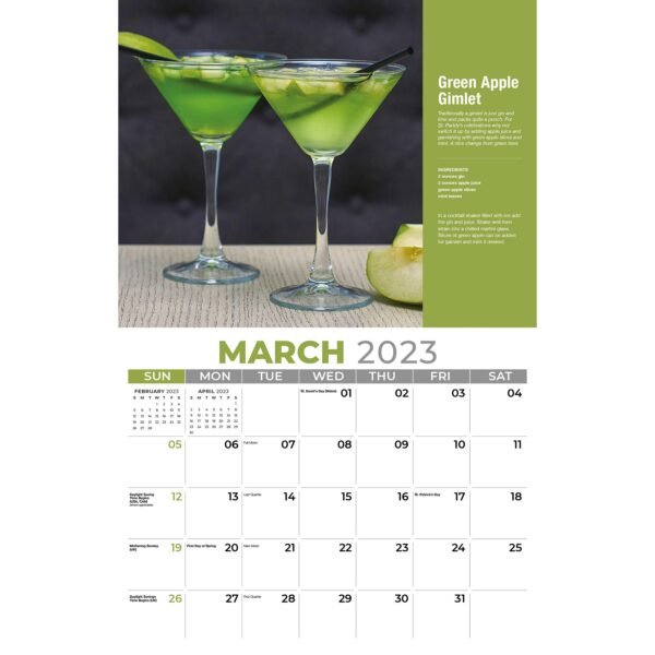 Galleria Wall Calendar 2023 Happy Hour - Image 4