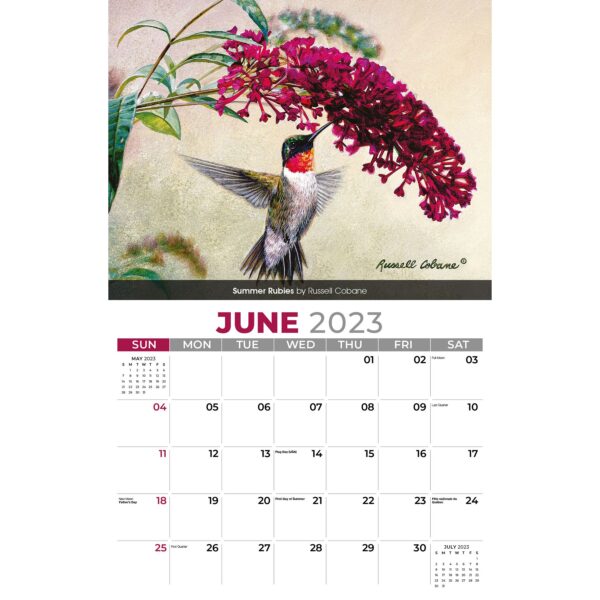 Galleria Wall Calendar 2023 Garden Birds - Image 7