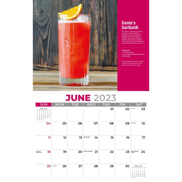 Galleria Wall Calendar 2023 Happy Hour - Image 7