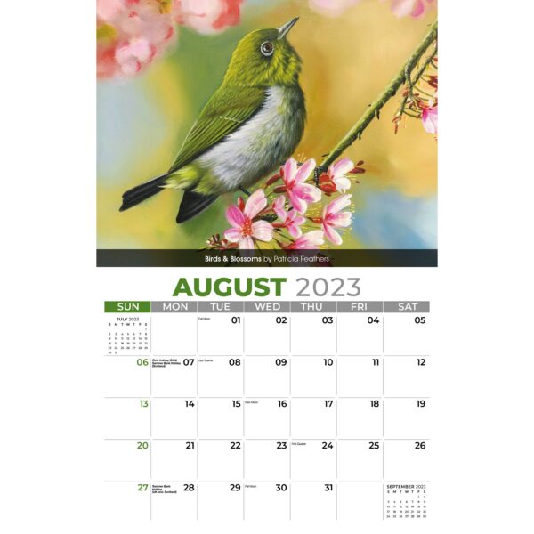 Galleria Wall Calendar 2023 Garden Birds - Image 9