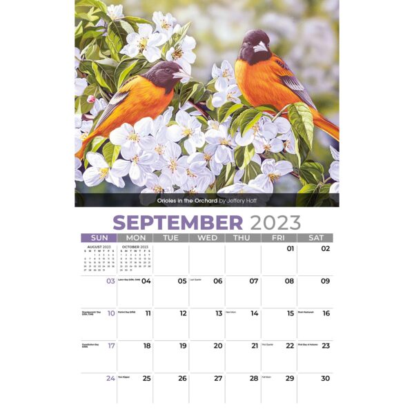 Galleria Wall Calendar 2023 Garden Birds - Image 10