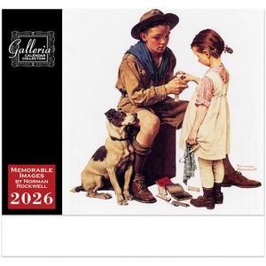 Galleria Wall Calendar 2026 Norman Rockwell