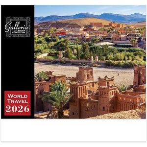 Galleria Wall Calendar 2026 World Travel