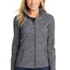 Port Authority® Ladies Digi Stripe Fleece Jacket.
