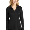 Port Authority ® Ladies Silk Touch Performance Long Sleeve Polo.