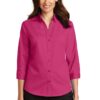 Port Authority® Ladies 3/4-Sleeve SuperPro Twill Shirt.