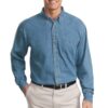 Port Authority® Tall Long Sleeve Denim Shirt