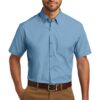 Port Authority® Short Sleeve Carefree Poplin Shirt.