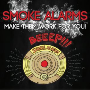 Smoke Alarm Fire Safety Coloring Activity books