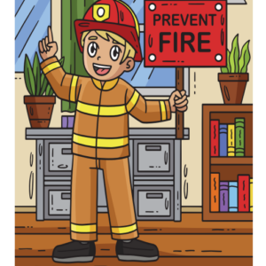 Fire Safety Coloring Book