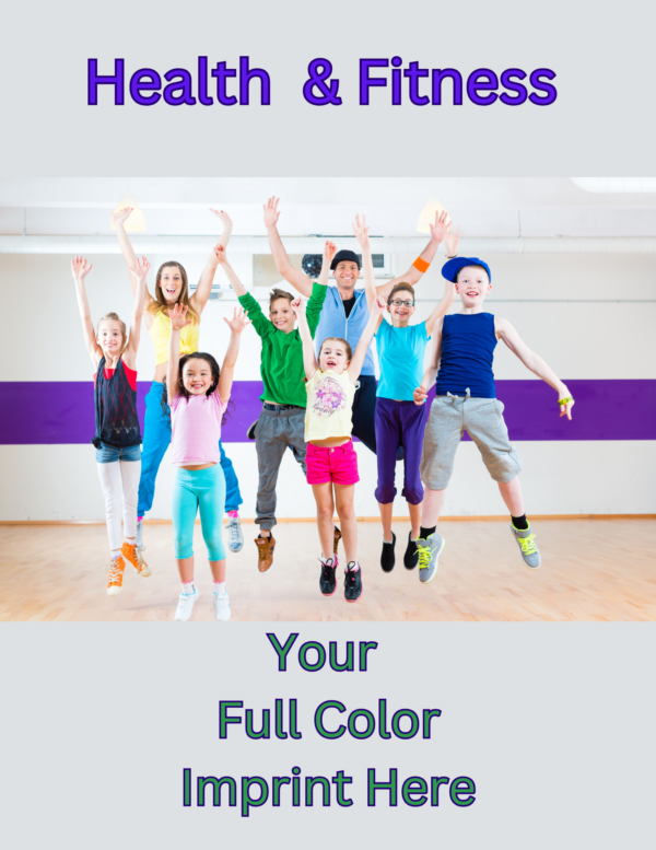 Health & Fitness Coloring Book