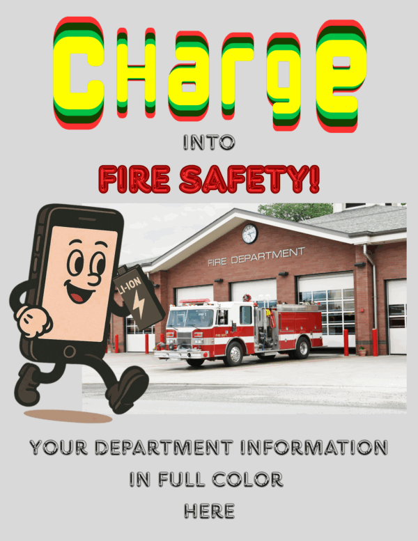 Charge Into Fire Safety Coloring Book