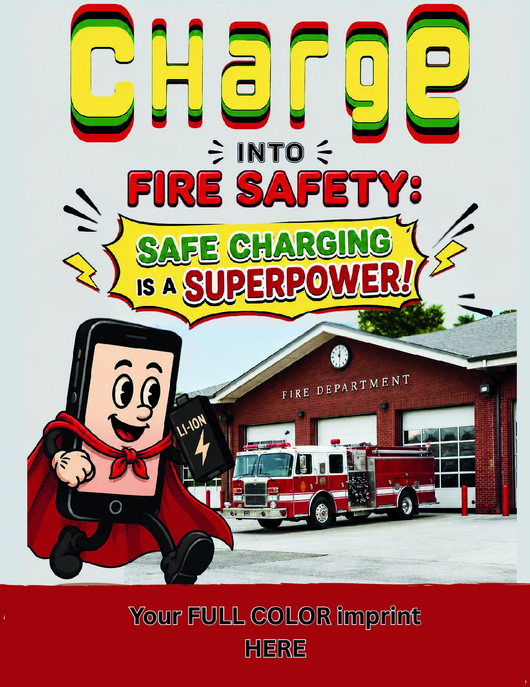 Charge Into Fire Safety Coloring Book
