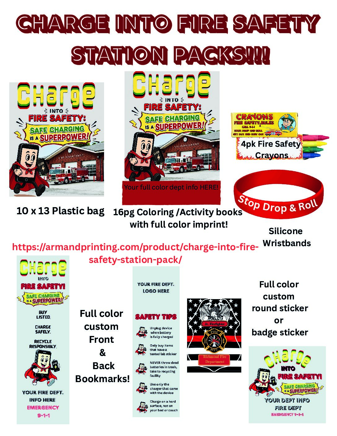 Charge into Fire Safety Station Packs