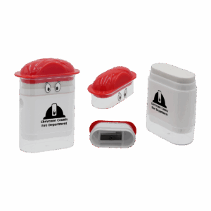 Fire Chief Googly-Eyed Eraser/Sharpener