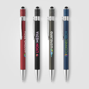 Wave Aluminum Spinner Stylus Pen - ColorJet